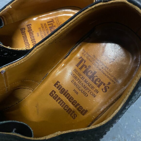 ENGINEERED GARMENTS x TRICKER'S GIBSON Multicolor Multi Leather Derby Shoes - Picture 8 of 12